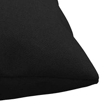 Buyounger Cuscini Decorativi 4 pz Neri 50x50 cm in Tessuto