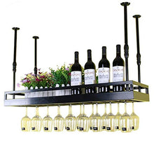 Home Furnishings Stemware Racks Metal Wall Mounted Hanging Wine Bottle Holder Wine Racks | Ceiling Wine Racks | Adjustable Height | Wall Mounted Hanging Wine Bottle Holder | Metal Iron Wine Glass R