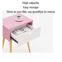 Comodino Tavolo Comodino caffè Moderna Bagagli Camera Mobili for la casa Petto Moderno Semplice Bedstand Living Home (Color : Yellow, Dimensione : Single Layer)