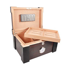 JKCKHA Humidor Cedar con Una Grande capacità Vassoio di Legno Pera Scatola Classic
