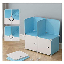 Coffee table FHW Fai da Te dell'Assemblea Armadio Pieghevole in plastica Panno Armadio Resina Bagagli Multifunzionale Semplice Guardaroba Moderno (2 Stili) Guardaroba (Size : 75x47x149cm)