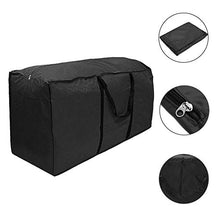 Cuscino per mobili Custodia 210D Resistente all'Acqua Giardino Patio Esterno Cuscino Borsa di stoccaggio con Cerniera Custodia per Il Trasporto Borsa,Nero (L: 173 * 76 * 51cm)