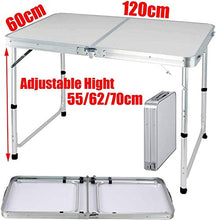 Tavolo da campeggio Tavolo pieghevole esterno Giardino da giardino Picnic Camping BBQ Pieghevole Desk 2.6ft / 80cm Tavolini rivestiti in acciaio con rivestimento impermeabile Tavolo pieghevole multifu