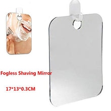 D&Y Specchio per Doccia da Barba Senza Nebbia, Specchio per Doccia Antinebbia in Acrilico, Specchio da Barba per Uomo, Specchio da Barba Portatile da Viaggio, per Bagno della Camera da Letto
