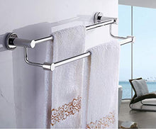 GJJSZ 304 in Acciaio Inox Doppio palo portasciugamani Bagno portasciugamani Bagno Bagno Ciondolo Hardware mensola del Bagno scaffale a Doppio Strato