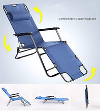 XLYYHZ Patio Zero Gravity Chair Sedie reclinabili Regolabili Pieghevoli per Esterni con Cuscino per la Pesca in Campeggio a Bordo Piscina