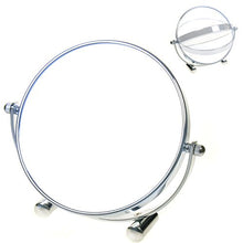 TUKA Specchio Cosmetico 5X Ingranditori, ø12,5 cm Doppia Faccia Specchi da Trucco, Specchio da Tavolo Cromato, 5" Specchio Borsa per casa o Viaggio, Specchio Bagno per Trucco e Rasatura, TKD3104-5x