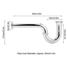 Fockety Sifone per lavabo, sifone per lavabo Anti-intasamento, lavandino Contenitore a Forma di lavabo per Bagno di casa