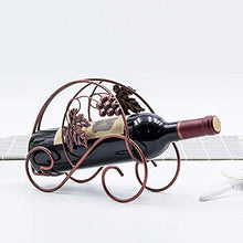 BLMDX Portabottiglie vino vino porta bottiglia casa vino rack in ferro battuto vino rack bronzo