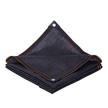 DANDAN Parasole Crittografia Della Rete Ispessimento Ombreggiatura Bordo Del Bordo Perforazione Balcone Schermatura Solare / Tetto Rete Isolante / Ombra Succulenta Rete 8 Pin Nero ( Size : 2*4m )