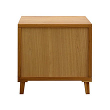 Rebecca Mobili Cassettiera Comodino 2 Cassetti Legno Marrone Verde Camera da Letto Soggiorno Arredamento Moderno (cod. RE6048)