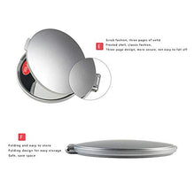 LILIS Specchio Trucco LED Specchio per Il Trucco Specchio Portatile per Il Doppio Specchio Specchio per Il Trucco Portatile. Mini Specchio per ingrandimento 5 Volte
