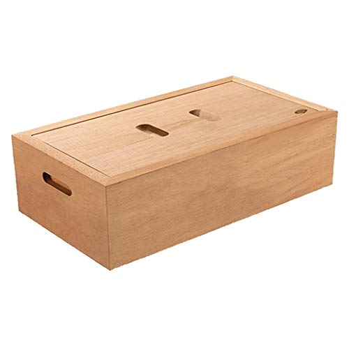 Umidificatore per Sigari Armadio per Sigari in Legno di Cedro Armadio per umidità Ad Alta capacità Armadio per umidità Contenitore per Sigari Non Verniciato Scatola per Sigari Scatola