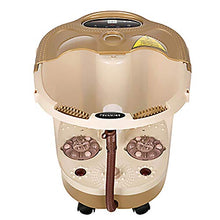 Massaggiatore Del Bagno Della Stazione Termale Del Piede, Lavello Automatico Di Fumigazione Del Barilotto Di Massaggio Automatico Automatico Di Massaggio Di Casa (colore : Giallo scuro)