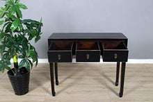 Yajutang China Siedeboard nero con bordi in legno naturale laccato lucido