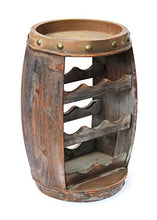 DanDiBo Scaffale-Vino Botte Vini 1555 Bar Porta-Bottiglie 50cm per 8 bottigl. Scaffale Botte Botte-Legno