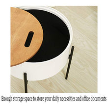 GXT WGZ- Comodino Camera Locker, Camera da Letto Comodino, Soggiorno Locker, Living Room Divano Fianco del Mobile (Color : White)