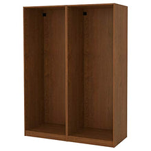 PAX 2 telai armadio 150x58x201 marrone effetto frassino tinto