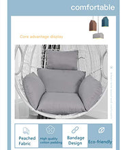 Cuscino per Sedia Sospesa a Dondolo Swing Singolo Cuscini Sdraio Imbottito Cuscino Lettino Divano Sofa , Giardino Interno Esterno Soggiorno Cortile Terrazzo (Vino rosso)
