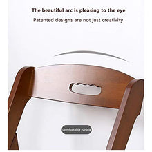 Chair QL Sedia Pieghevole Spessa, Sedia da Pranzo Nordica in Legno Massello con Schienale, Semplice Sedia Portatile per Computer da Ufficio