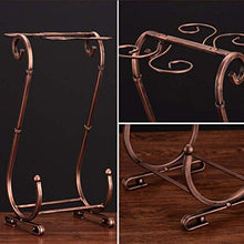 LHQ-HQ Vino Ferro Semplice cremagliera Forma Europea retrò Curva Soggiorno casa visualizzazione Decorazione Creativo Decorazione della casa 18.5x23x39.5cm