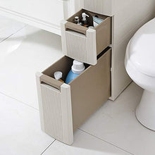 Feixunfan - Cassettiera con cassetti autoportanti, colore: bianco, dimensioni: 18 x 45 x 7,5 cm