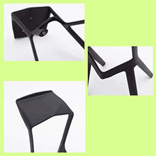LWW Sgabelli, Bar sgabelli di plastica sedia cucina Tavolo e sedie Piano Protector modo di personalità,Giallo