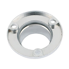DealMux Armadio Cabinet 25mm circolare di diametro del tubo in lega Barra finale Silver Support 2pcs tono