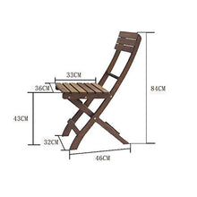 Chair QL Sedia Pieghevole Semplice in Legno Massello, Sedia da Giardino per caffè All'aperto al Latte, Sedia da Giardino per Balcone All'aperto in Legno Massello per Uso Domestico