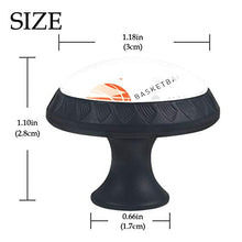 Set di 4 maniglie rotonde per armadio da cucina, credenza, cassettiera, cassettiera, con viti, per cucina, comò, armadietto, bagno, armadio disegnato a mano