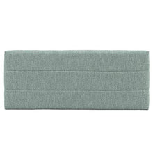 marcKonfort Testiera Rivestita in Tela Miconos 160x60 cm Color Verde, Imbottita con Spuma, rifinita con Effetto capitonné, 8 cm di Spessore, Include Hardware per Il Fissaggio alla Parete