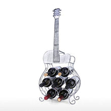 Kedelak 7 Bottiglie di Chitarra Portabottiglie Grande Decorazione per Chitarra Portabottiglie Moderna Materiale in Ferro Artigianato Display e archiviazione Decorazioni per la casa KD