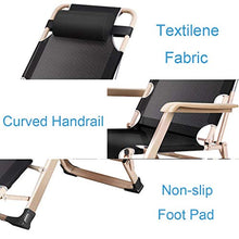 SHUAIIJUAN Sedia per il tempo libero domestico Folding Prato sedie a sdraio Sdraio reclinabile sedie for esterni da giardino Sedia Zero Gravity reclinabile Sedile for rilassarsi con rimovibile poggiat