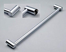 ZLININ Y-longhair Accessori da bagno a parete in acciaio inox porta asciugamani con gancio Mensola da bagno Ciondolo 40CM