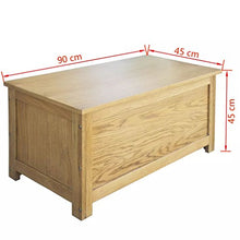 Xingshuoonline Storage Box di Quercia 90 x 45 x 45 cm