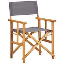 vidaXL 2X Legno Massello di Acacia Sedie da Regista Pieghevoli Leggere Robuste Seggiole da Giardino Campeggio Spiaggia Blu