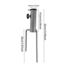Mrriyai Ancoraggio per Sabbia per ombrellone Ombrellone Anchor Beach Supporto per ombrellone in Metallo Ombrello di Ancoraggio Ombrellone da Spiaggia Sabbia Anchor Spiaggia Ombrellone Anchor Ø 36mm