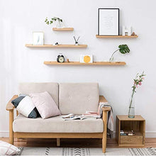 RCLD Una partizione Tastelesshlr-Mensola di Legno Solido Legno di Blocco specifico Riferimento Taglie visualizzazione Bookshelf Superficie Liscia Staffa di Legno, Materiale: Quercia (Size : 300mm)