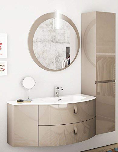 Mobile bagno con lavabo (H 80 x L 80 cm) Colonna 2 ante(H 167 x L 35 cm)