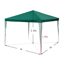 HG® Gazebo Tenda da giardino 3 x 4 m, da giardino, tenda a cupola, doppia parete in polietilene impermeabile con 6 pannelli laterali e 2 ingressi, stabile tendone di alta qualità