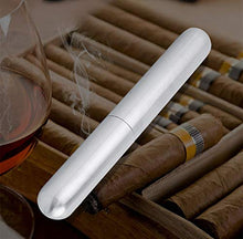 Tubo per Humidor con supporto per sigari in acciaio inox per custodia da viaggio