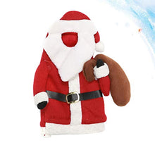LIOOBO Decorazioni per la Bottiglia di Vino di Natale Decorazione Maglione Lavorato a Maglia Decorazioni per Bottiglia di Vino di Babbo Natale
