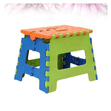 KOLOSM Sgabello Pieghevole da Bagno Sgabello Pieghevole a Forma di Quadrato in plastica Bagno Piccola Panca Sgabello Pieghevole Portatile (Color : Picture 1)