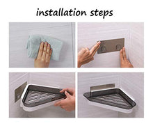 &ripiano di stoccaggio Unità di scaffali, Treppiede for bagno domestico Montaggio a parete Appendiabiti di scarico ad angolo Cremagliere del bagno Ripiano di stoccaggio ripiano for WC Scaffale di fini