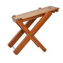 Chitarra Poggiapiedi in legno massello Chitarra Pedale Chitarra Poggiapiedi Sgabello Pedale regolabile a 4 livelli in legno pieghevole