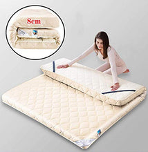 Materasso Futon Nuovo Materasso da Pavimento, Futon Pieghevole Tatami traspirante, Materasso Tatami spesso, Doppio Materassino Giapponese, Materasso Futon Morbido, Materasso Pieghevole Roll Up / Grig