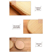 LTINN Cuscini Tatami in Rattan Naturale, Tessuti a Mano ecologici, Traspiranti e Non collassanti, Cuscini del Pavimento del Soggiorno del Balcone Rotondi e Quadrati ispessiti, alloggi in Famiglia