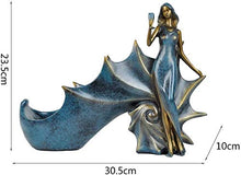 Lefran Decorazione Decorativa per Artigianato in Resina per Protezione dell'ambiente - Portabottiglie per Vino Conch - Decorazione per controsoffitto per Hotel 23,5 cm * 10 cm * 30,5 cm