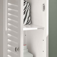 SoBuy mobile a colonna bagno salvaspazio Bianco Con Cassetti L32*A170*P30 cm, FRG236-W (Bianco)