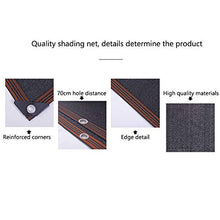 Tasso Di Ombreggiatura Netta Di Isolamento Termico Nero 95% Adatto Per Pergola Esterna Recinzione A Vela Ombreggiante, Di Grandi Dimensioni, Tessuto Ombreggiante, Con Occhiello In Metal(Size:7m x 10m)